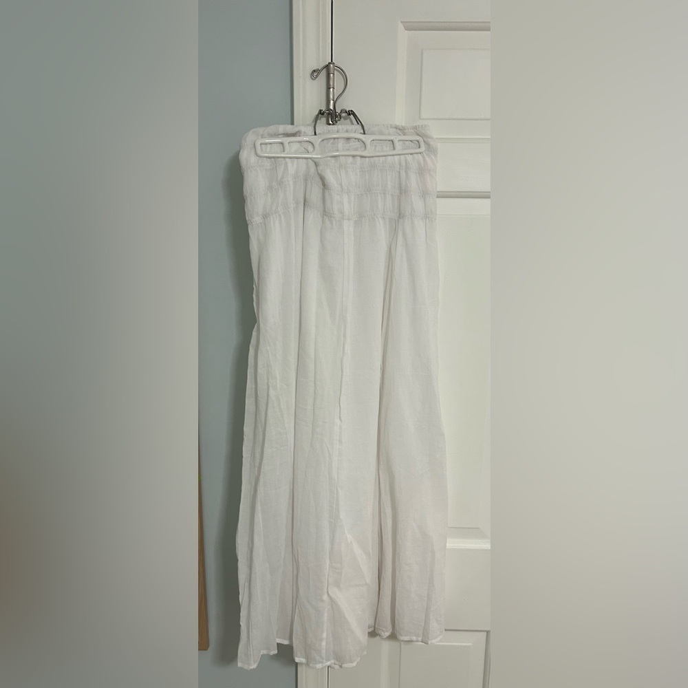 La Hearts White Maxi Skirt